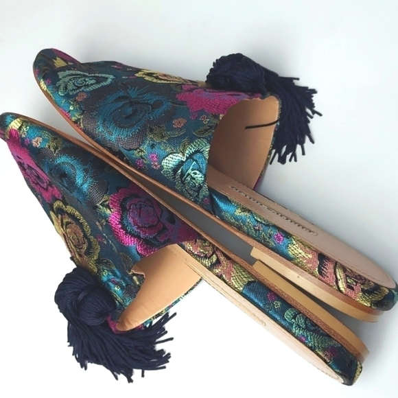 Charles David Sashay Sandal w/Tassel Colorful Slide Size 7.5 - Picture 9 of 16